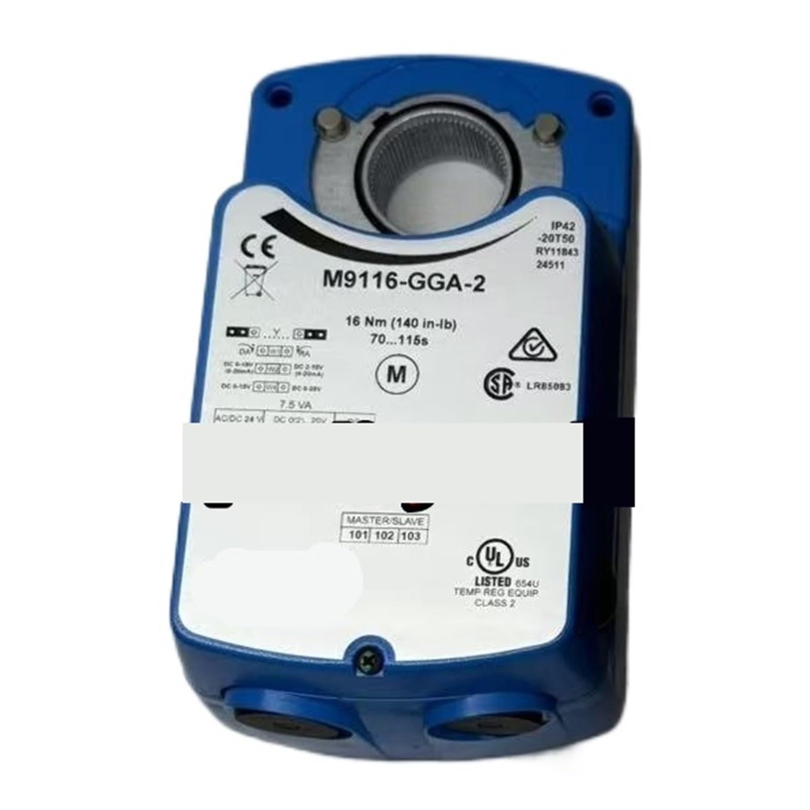 Actionneur électrique proportionnel M9116-GGA-2 pour corriger une ventilation instable