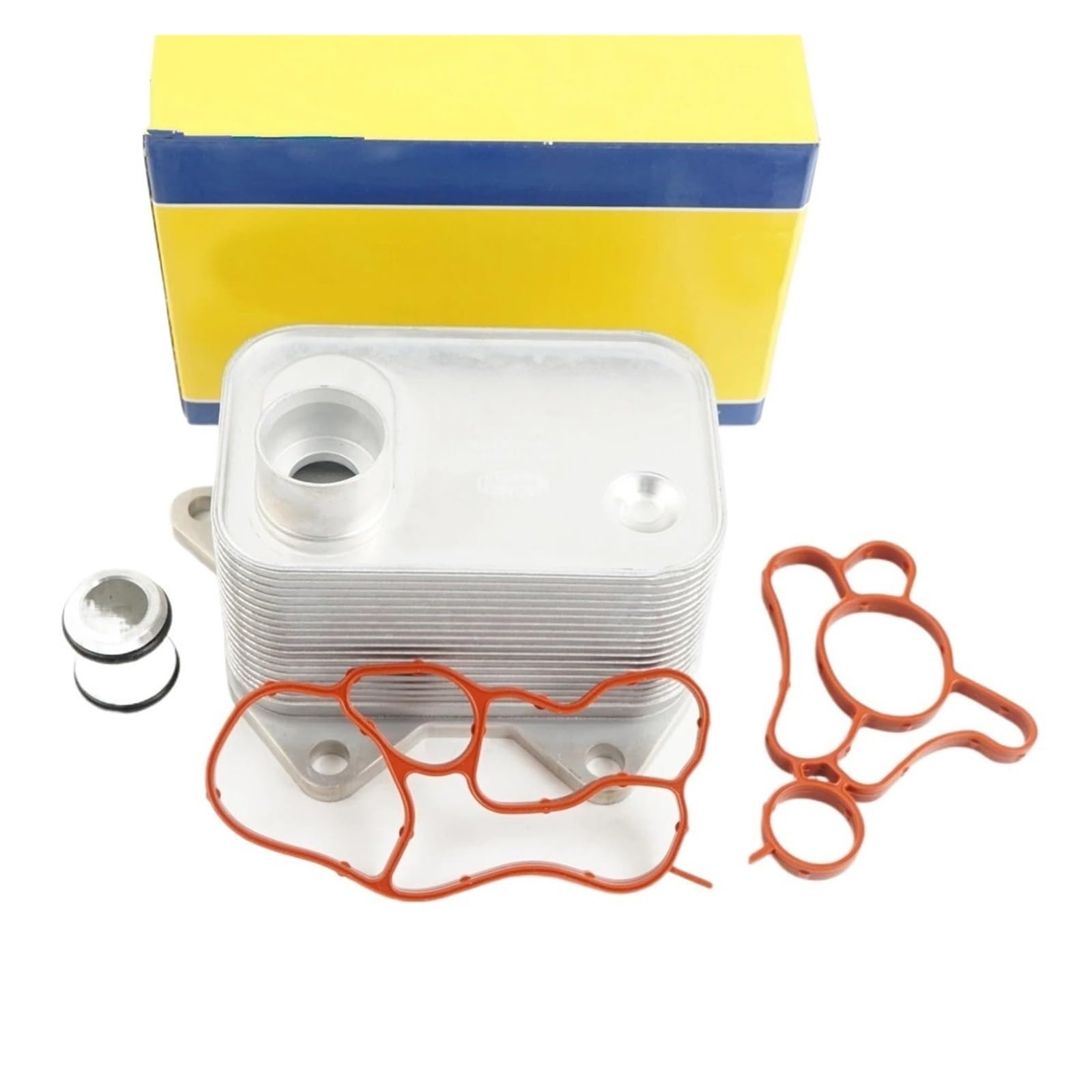 Chłodnica oleju samochodowego Pasuje do VW golfa Tiguan Passata CC Audi 06J117021J 06L117021E Chłodnica oleju silnikowego Płyta chłodząca(GEN3 Marelli Brand)