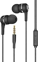 Earphones, Wired Headphones and Microphone 3.5mm In-Ear Magnetic Stereo Definition for PC and Android Mobile Phone for Gal...