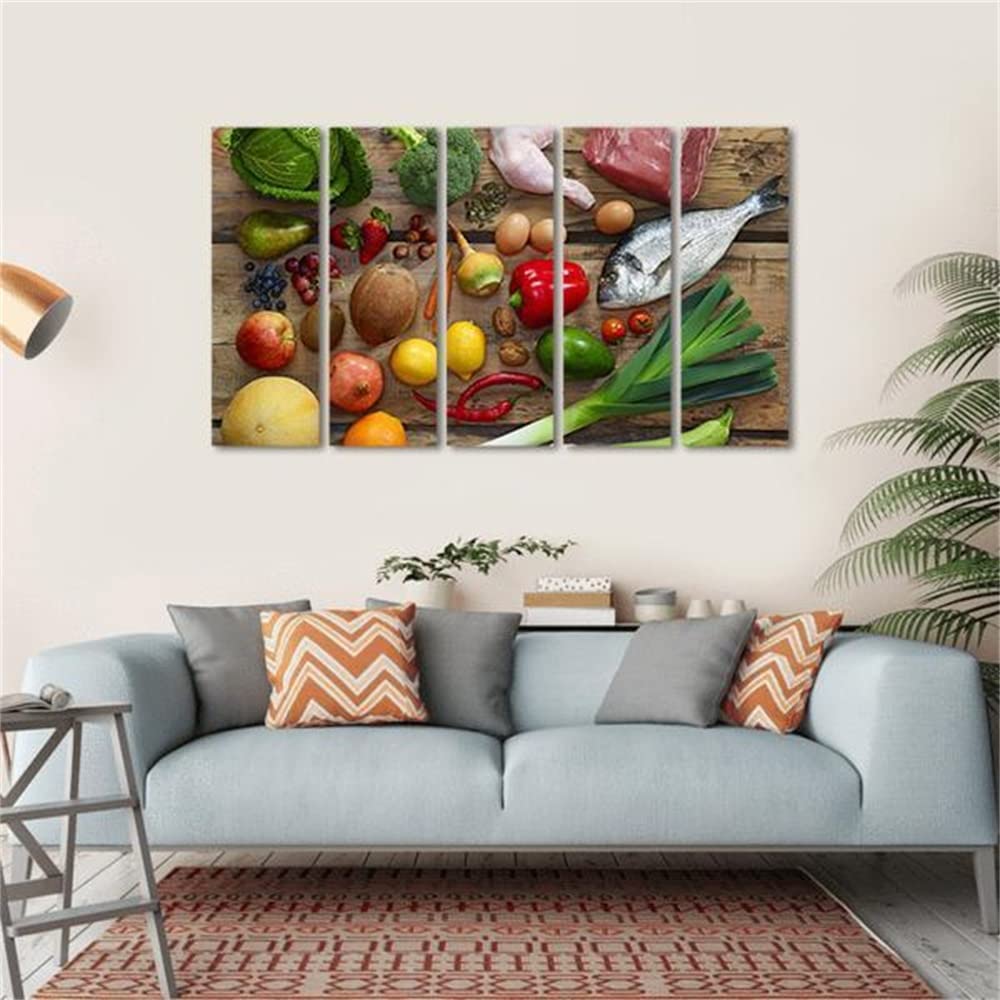akia Canvas Wall Art Landscape Theme Pictures Home Decor Prints Various Paleo Diet Products Wooden Table Paintings for