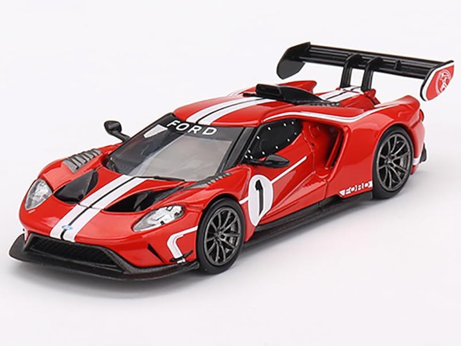 Truescale Miniatures GT MK II #1 Rosso Alpha Red with White Stripes Limited Edition to 2760 Pieces Worldwide 1/64 Diecast Model Car by True Scale MGT00603