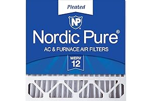 Nordic Pure 20x25x5 Air Filter MERV 12 1 Pack