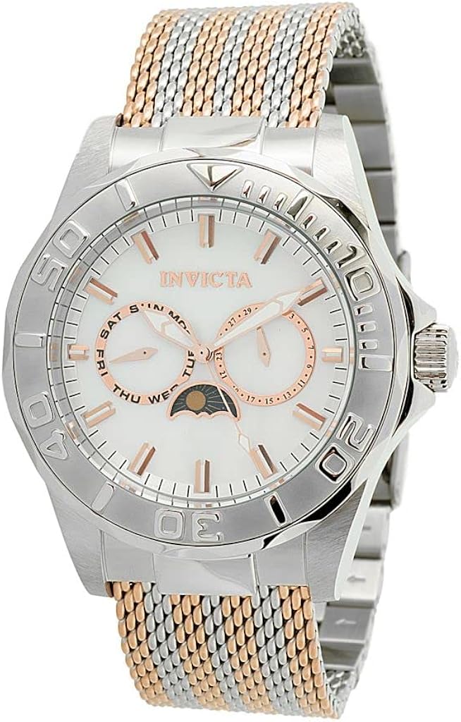 Invicta Pro Diver acero inoxidable de cuarzo reloj Casual Modelo Dos Tono De Color 24991