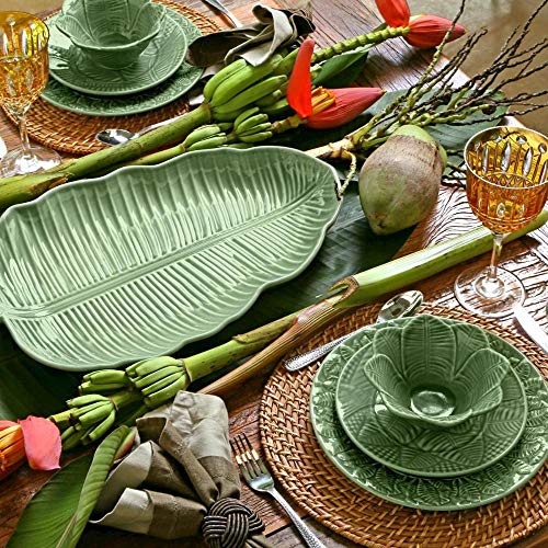 CONJUNTO C/ 6 BOWL LEAVES VERDE SÁLVIA 372 ml