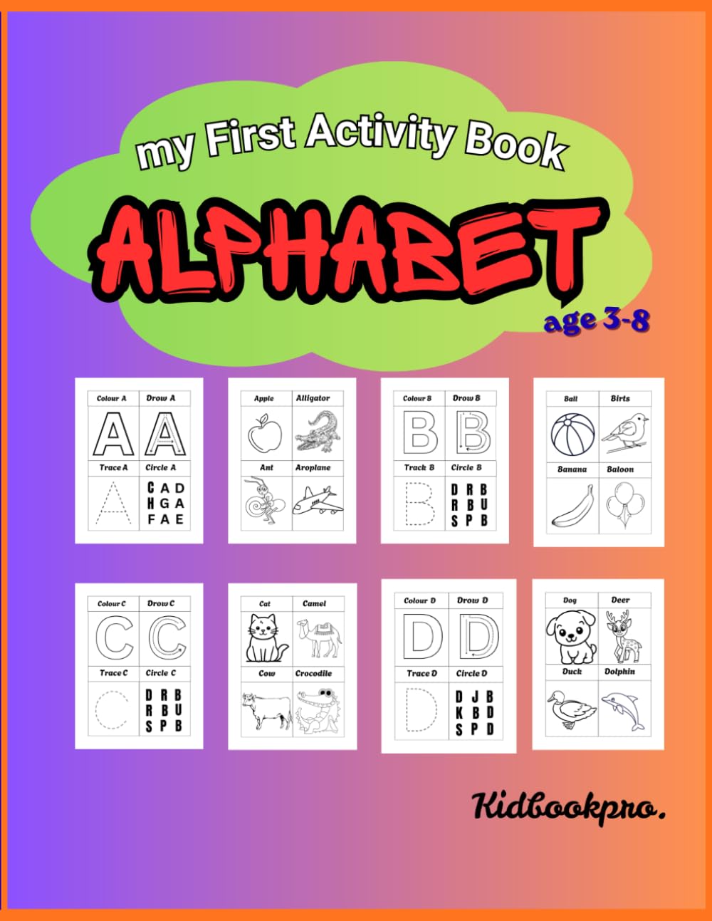 Writing practice Workbook: writing workbook for kids