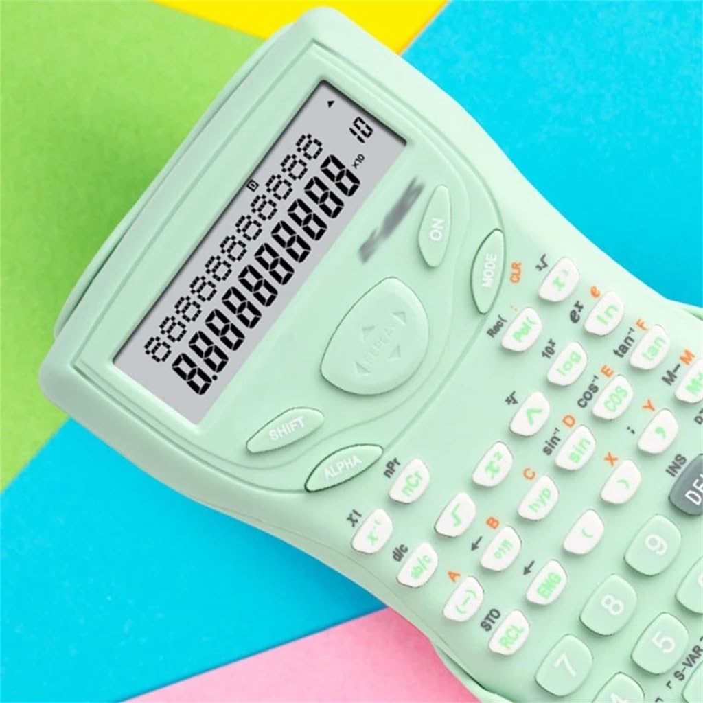 JFDBGU Calcolatrice Scientifica Portatile Strumento di Test Multifunzione Widescreen A 12 Bit Calcolatrice di Funzioni for Studenti