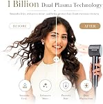 AI Technologie Séchoir à cheveux, Séchoirs à cheveux intelligents pour les femmes, Diffuseur de cheveux pour cheveux bouclés, Sèche-cheveux, Sécheur à cheveux ionique, 7 Mode avec 4 Pièces magnétiques, noir