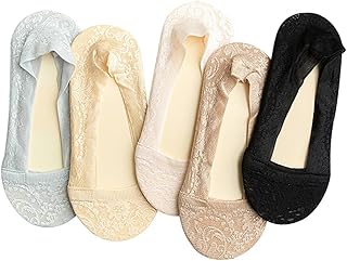 Yardenfun 5 Pares De Meias Femininas Meias Femininas Meias De Renda Para Meninas Meias Baixas E Invisíveis Para Mulheres Meias Femininas Premium Meias Femininas Criativas Meias Femininas