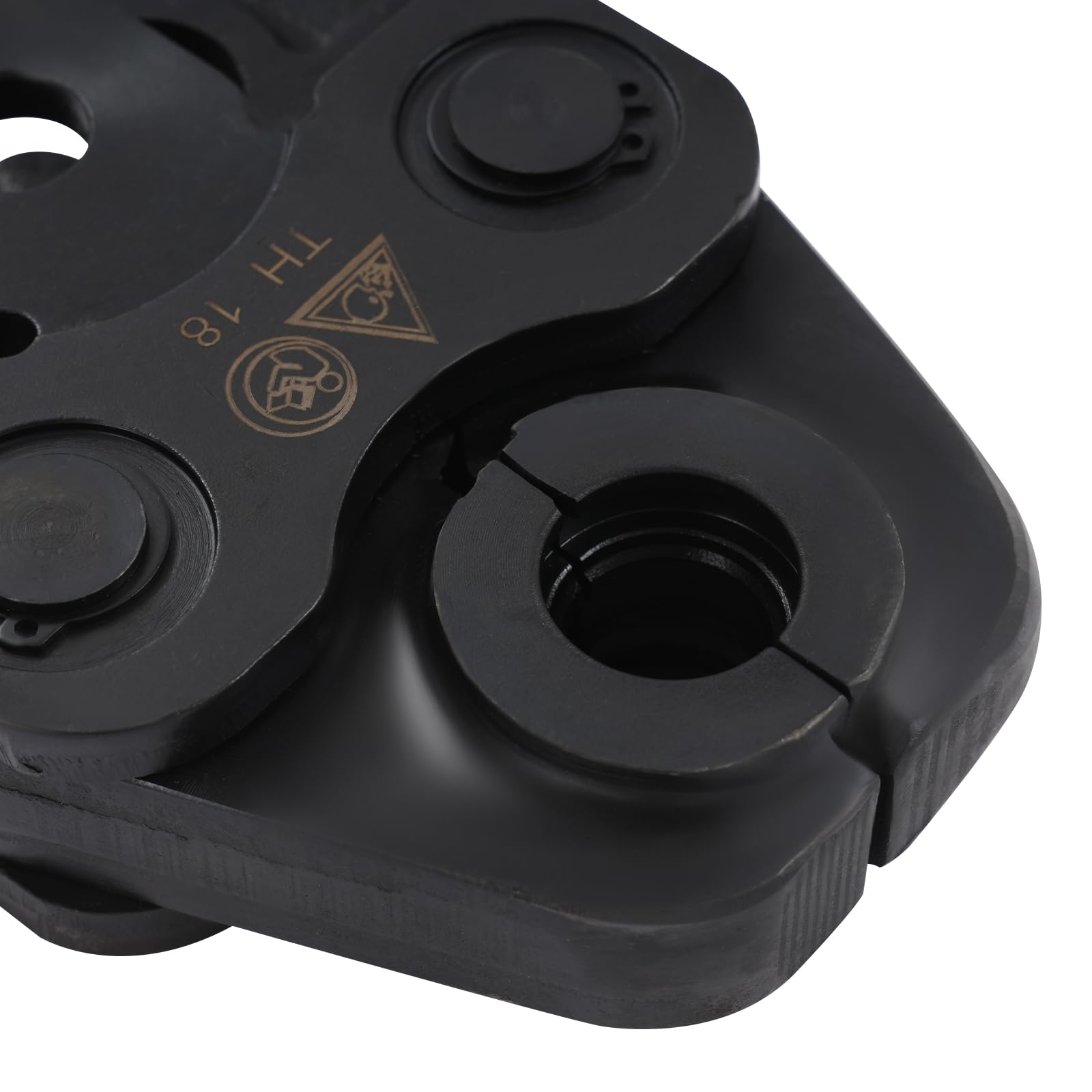 TH18 - Mordaza de prensado, cabezal de prensado para crimpadora manual, mordaza de prensa robusta para prensar tubos de 18 mm y accesorios PEX