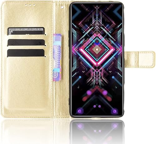 Miniatura 2 de Compatible con Xiaomi Redmi K40 Gaming Flip Wallet Case, cuero PU tarjetas de crédito ranuras resistente protección de cuerpo completo Kickstand