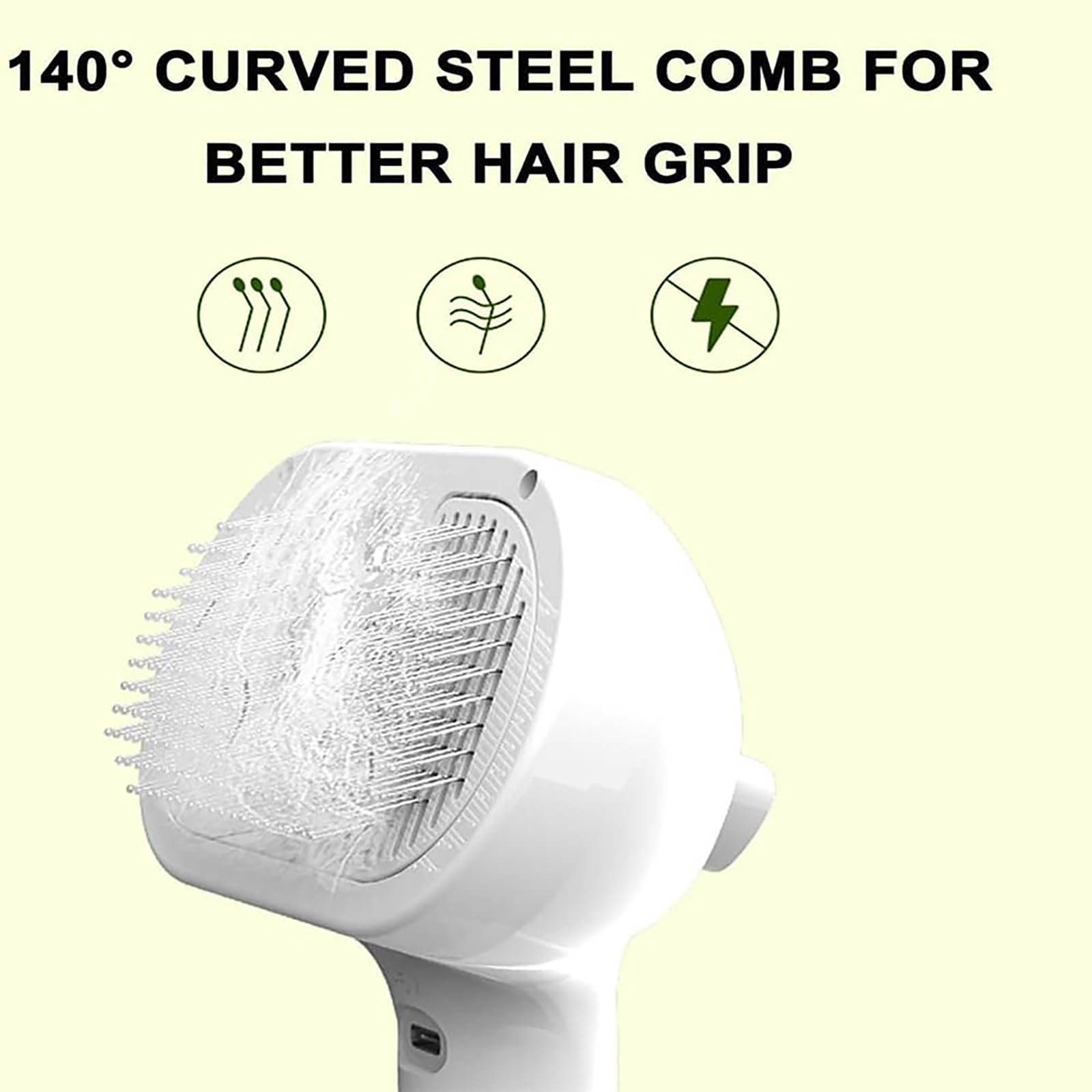 Catosnap Brush, Easepicks Dog Brush, Furrybasics Pet Grooming, Labradorcharm Steam, Pet Hair Removal Comb With Steamer, For Shedding & Grooming (Green)