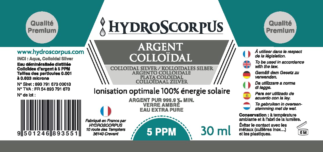 Argent Colloïdal 40PPM et 5PPM BOUTEILLES VERRE ●Fabriqué en FRANCE●100% Naturel Oligo élément Bio Disponible●Ionisation 100% solaire●Emballages 100% compostables …