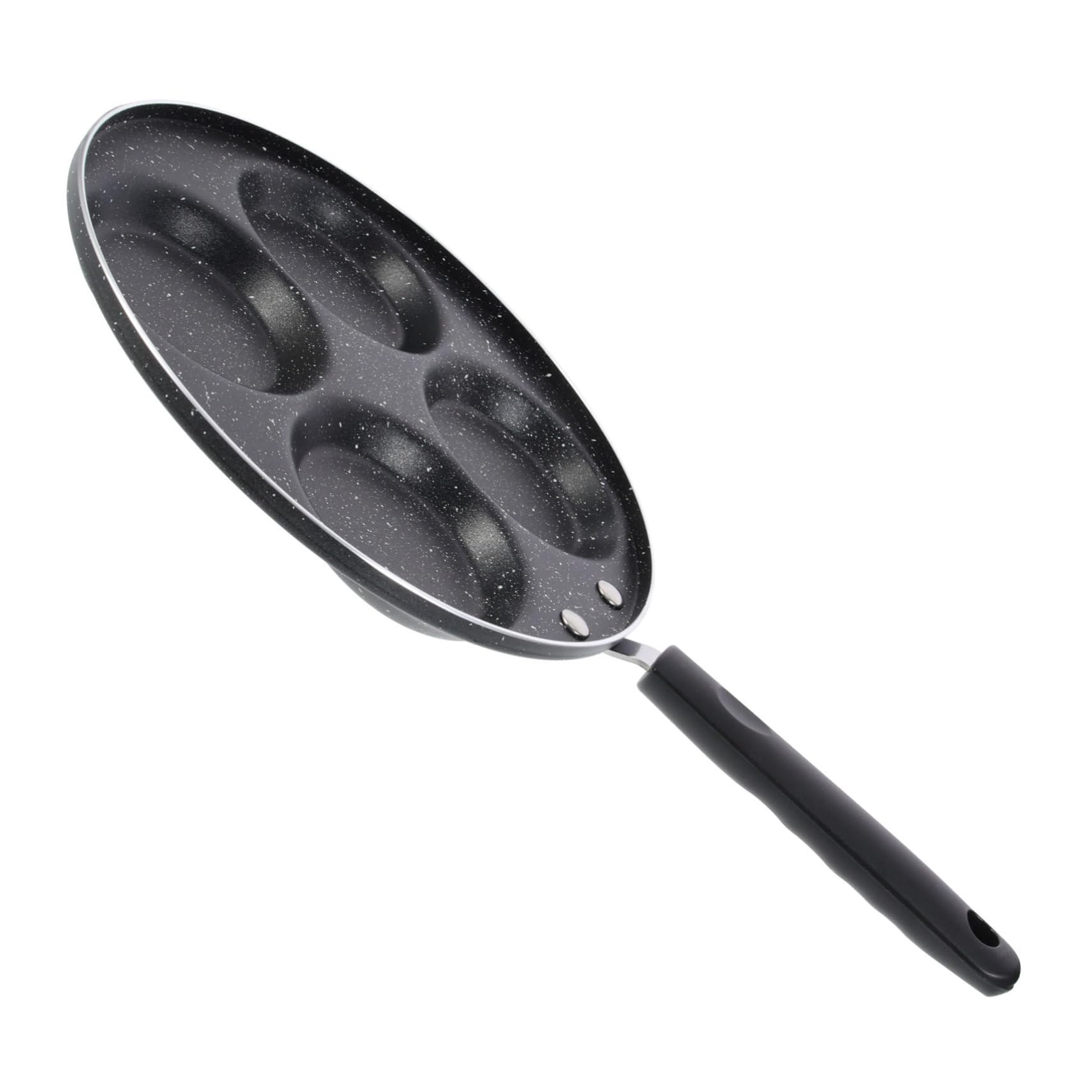 Poêle à œufs antiadhésive poêle ronde aluminium cuisson burgers pancakes maison