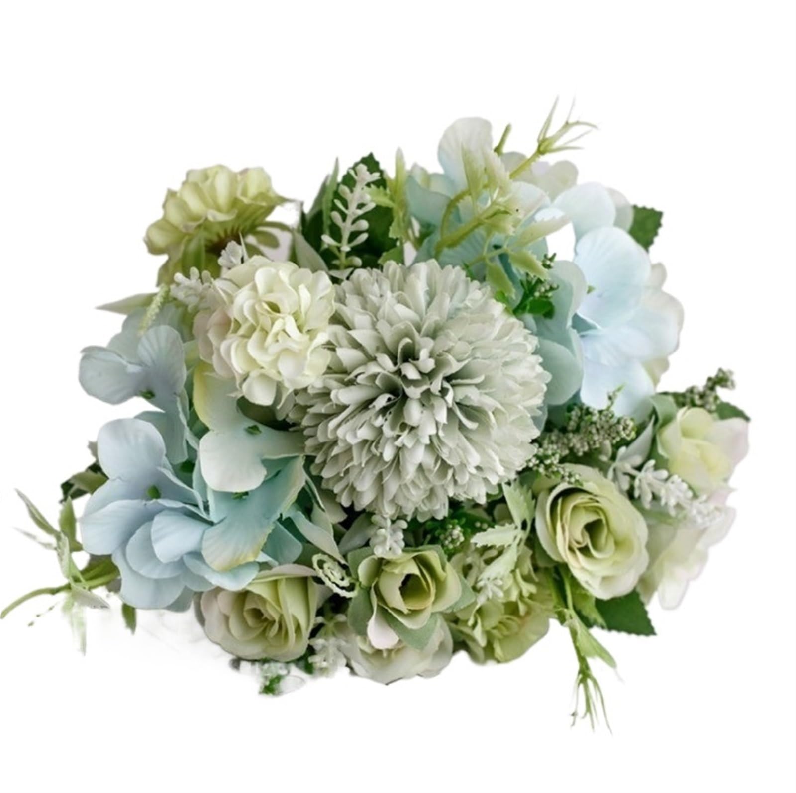 ZGCrumphant Artificial Wedding Bouquet 31cm Simulated Rose Wedding Handheld Flower Artificial Peony Bouquet Flowers For Home Party Decoration(Color12,1pcs)