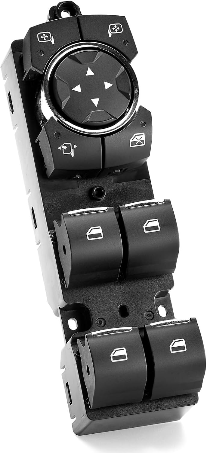 2015 2016 2017 2018 2019 2020 Ford F150 Power Window Switch Driver Side Control Button with Lock Switch,Window Lifting Rearview Mirror Adjustment Assembly for Ford F150 FL3Z14529BA,DWS2129,SW7441