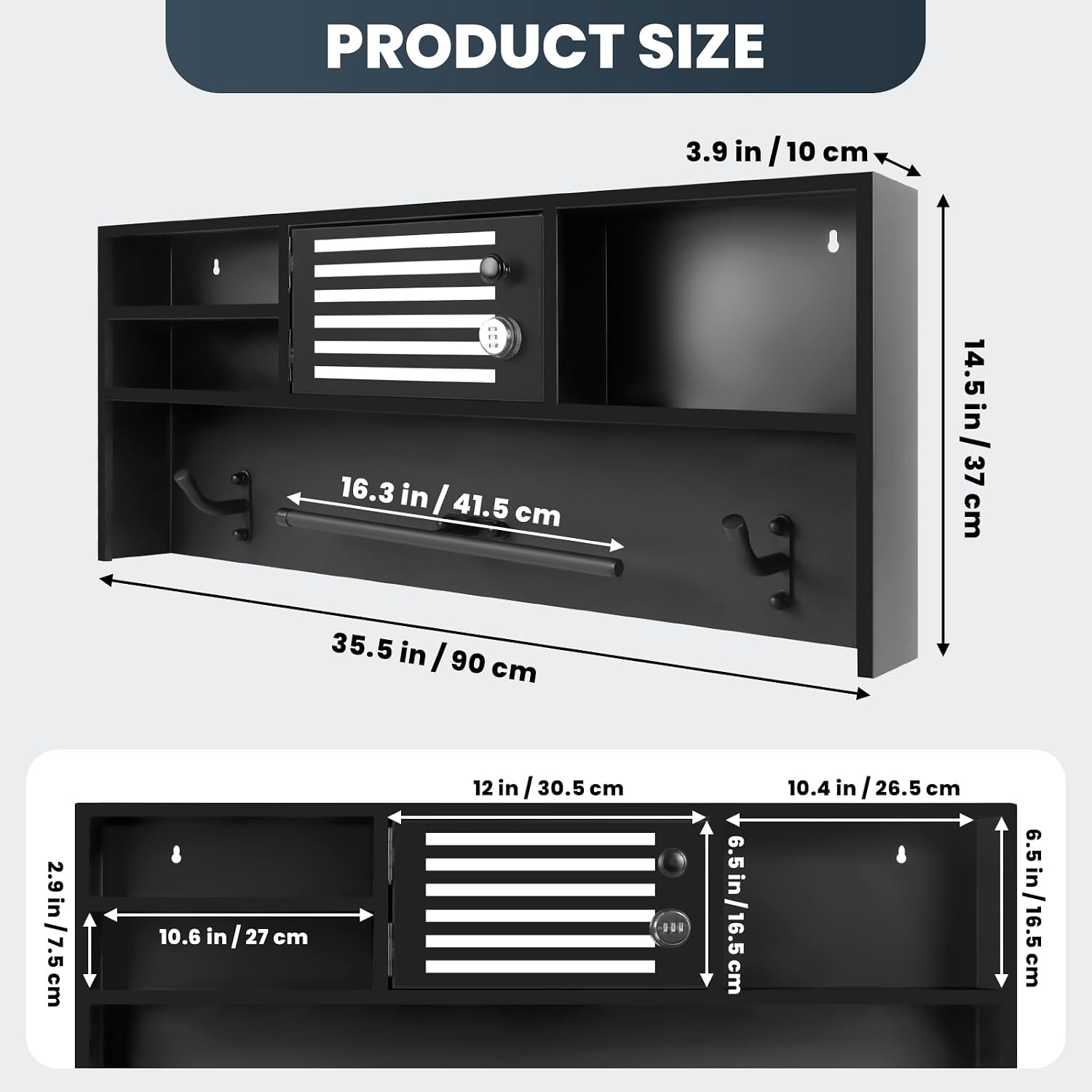 Police Gear Rack Wall Mounted, Tactical Gear Stand for Law Enforcement Gear, Police Vest Hanger and Plate Carrier Organizer