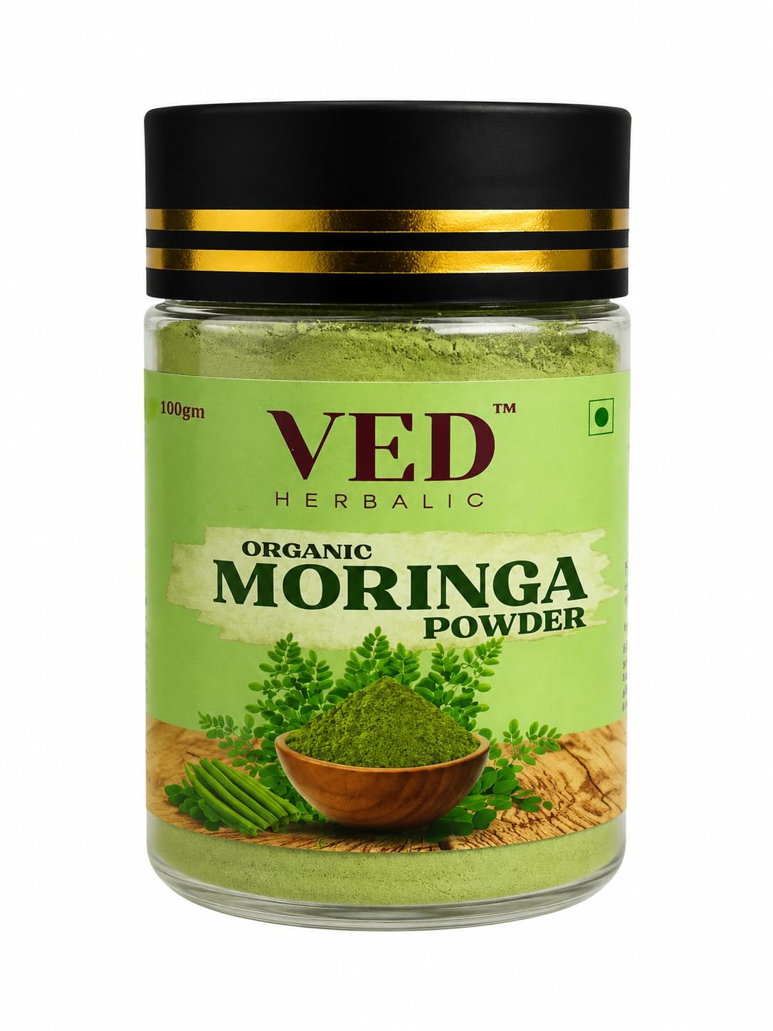 Moringa Powder, 100% Pure and Natural Superfood, Rich in Protein, Iron and Calcium, Boosts Energy, Immunity and Skin Health, 200g (Pack of 2-100gm each)-image-20