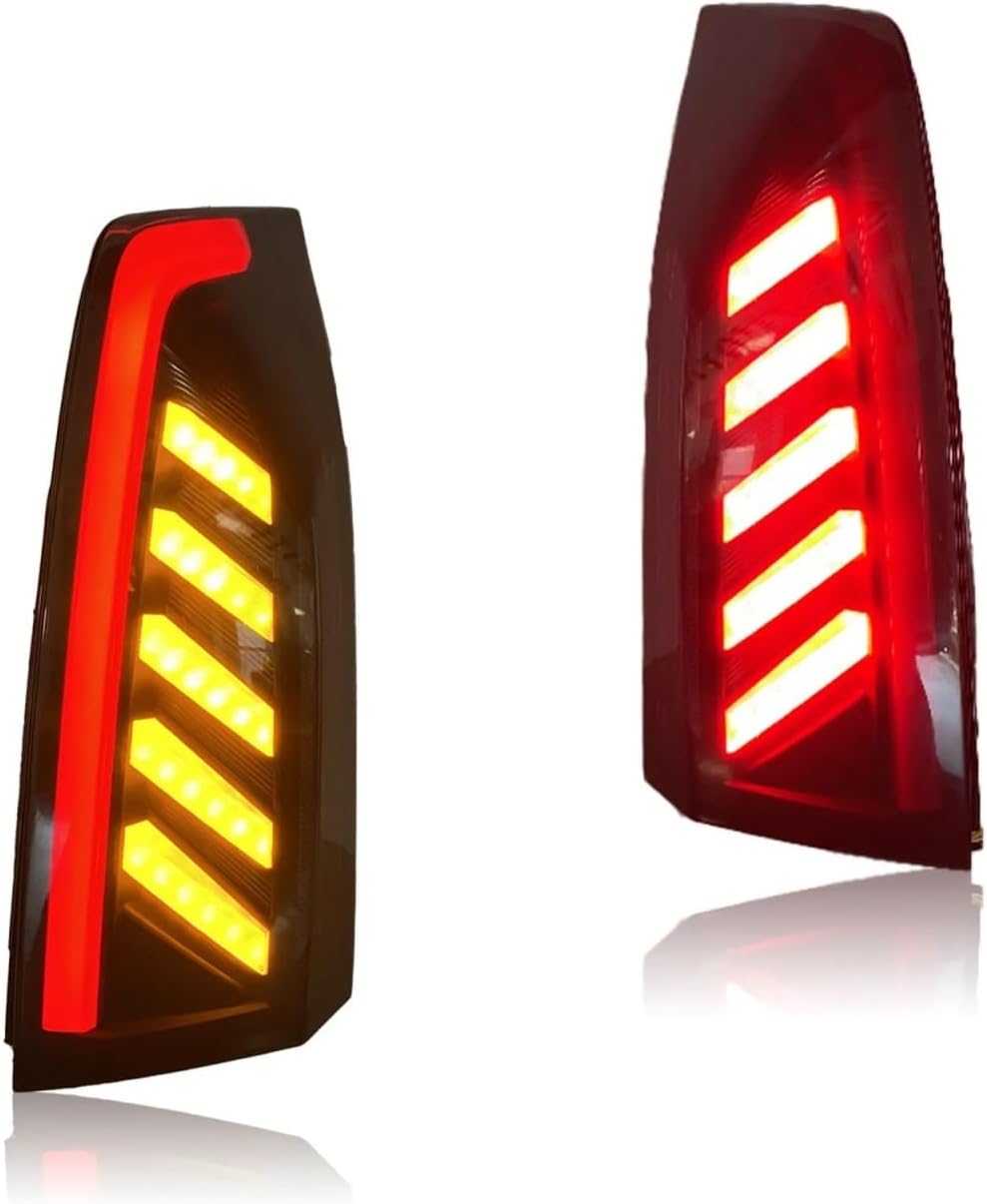 Rear taillights For Cadillac ATS 2014-2017 Brake Flowing Water Flicker Plug and Play Tail Lamps Taillights Pair Of Car Light Assembly Reversing light assembly