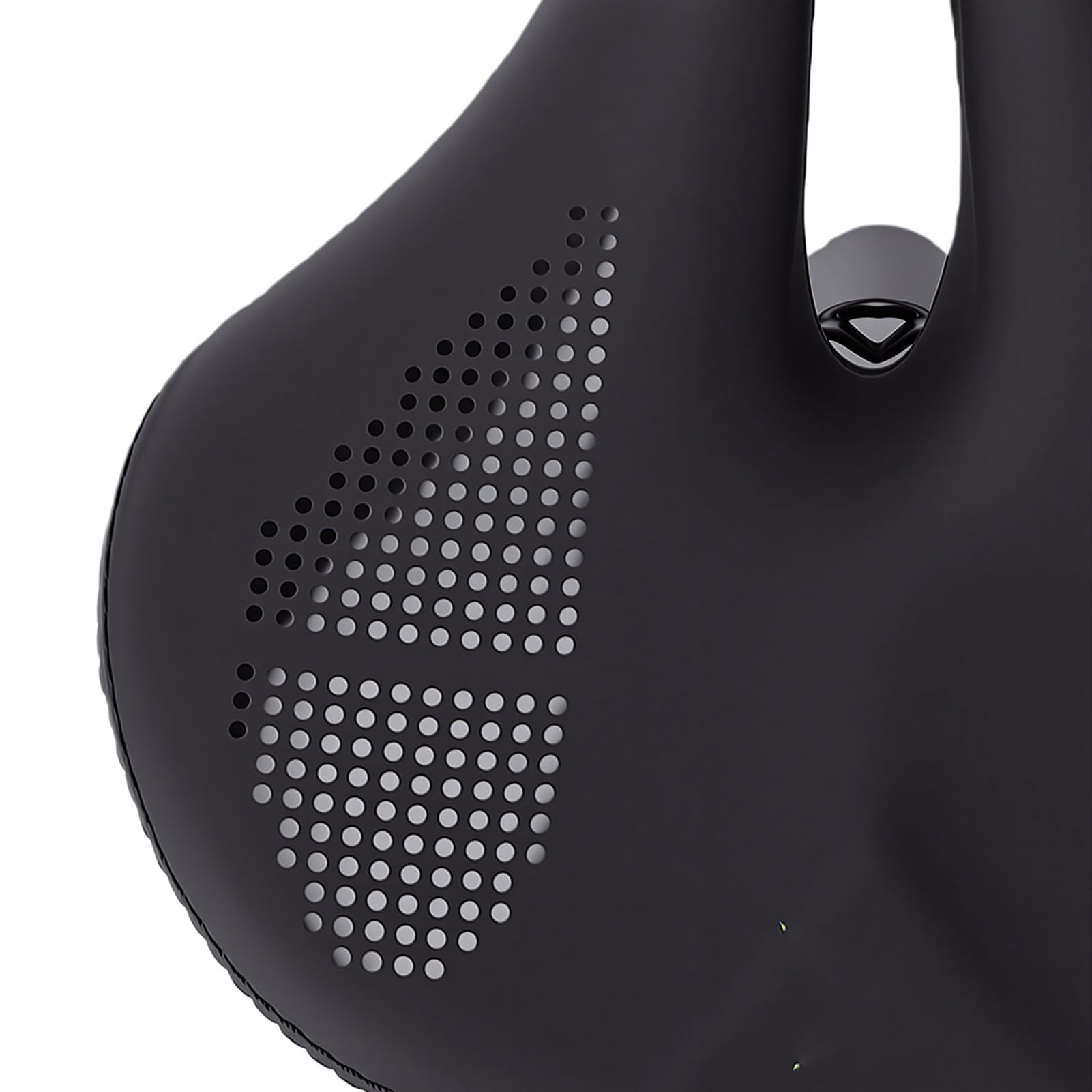 Sella Bici con Ammortizzazione a Sfere 21x27cm for Ciclismo | Materiale PU impermeabile e traspirante, cuscino d\'aria gonfiabile, design più spesso, riduce la pressione
