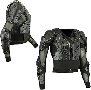 EVO Professional Motorbike Motorcycle Full Body Armour Motocross ATV BMX Off-Road Dirt Bike Mountain Cycling Skating Snowboarding Skiing Back Spine Protector Guard Jacket
