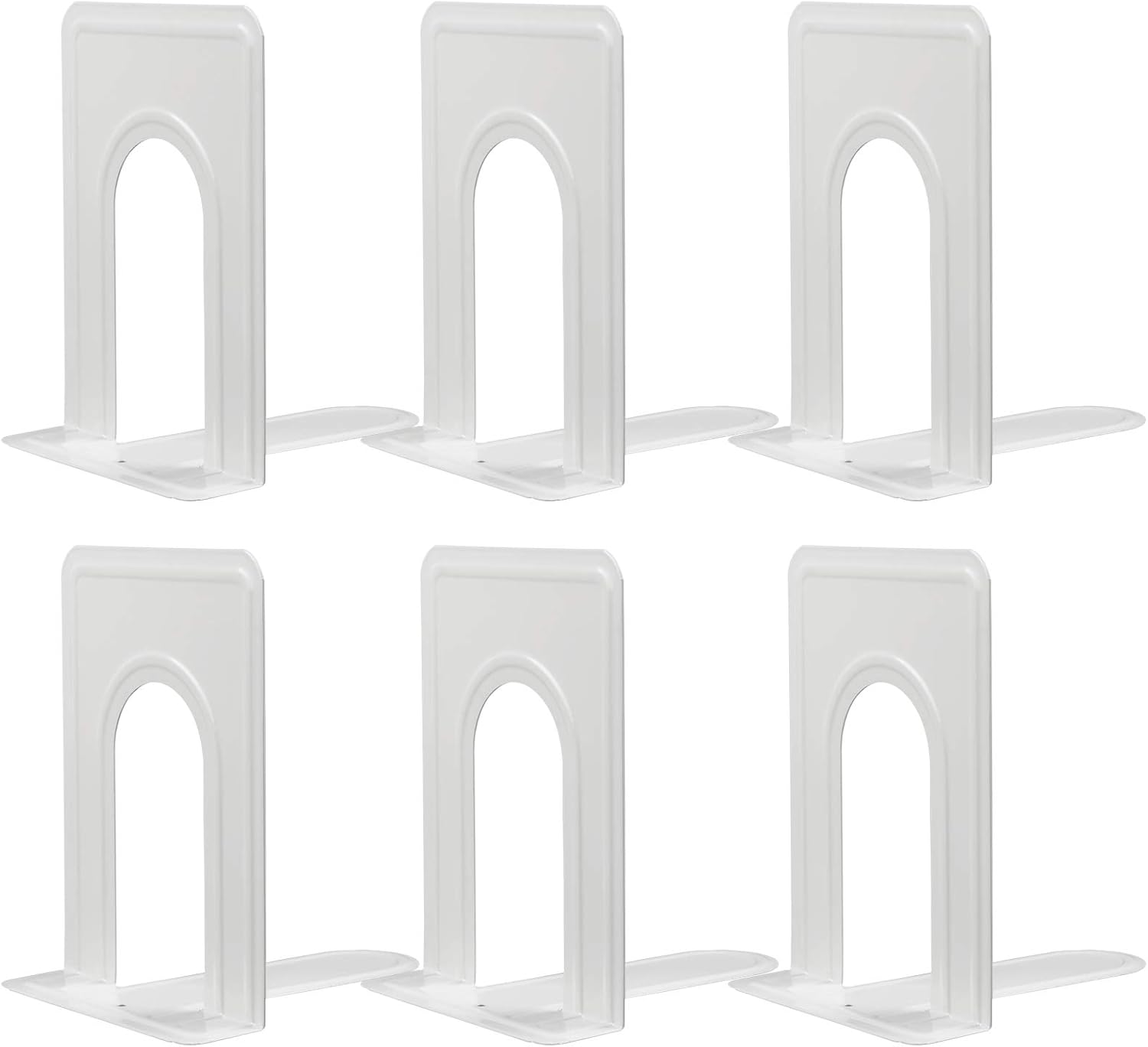 Happyhapi Book Ends Metal Bookends for Shelves, Book Ends