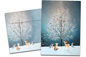 Tree-Free Greetings Nature Christmas Cards Boxed with Envelopes