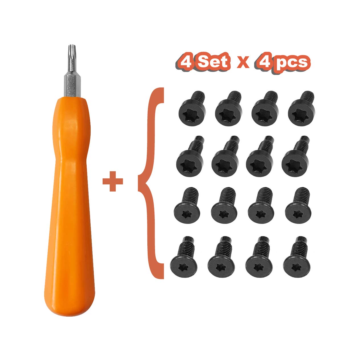 Ring Doorbell Screwdriver and Screws Set, Replacement Screwdriver and Screws Kit for Ring Doorbell Battery Change & Wifi Password Reset, Fit Video Doorbell, Video Doorbell 2 and Pro.