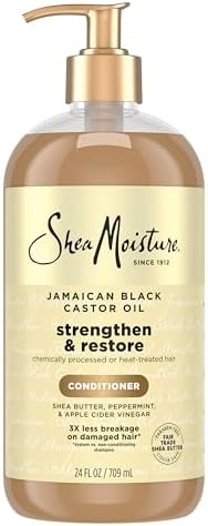 Shea Moisture Jamaican Black Castor Oil Conditioner for Curly Hair 24oz