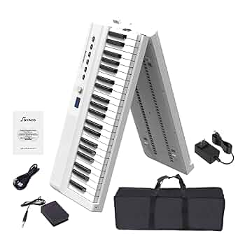 【折りたたみ式電子ピアノ 88鍵盤 PJ88 】 Amazon | OYAYO 電子ピアノ 88鍵盤 折りたたみ式キーボード 音質