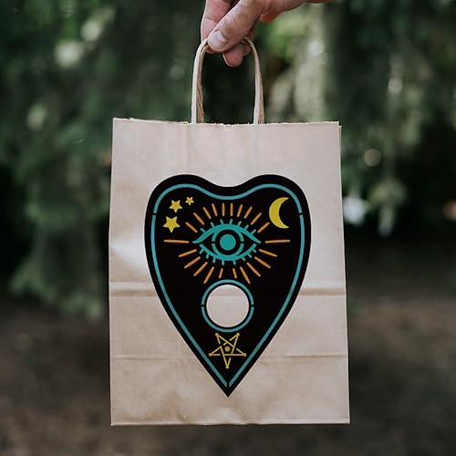 Miniatura 4 de FINGERINSPIRE Ouija - Plantilla de pintura para tablero de 8.3 x 11.7 pulgadas, plantilla de dibujo de ojos en capas grandes, plantilla de plástico