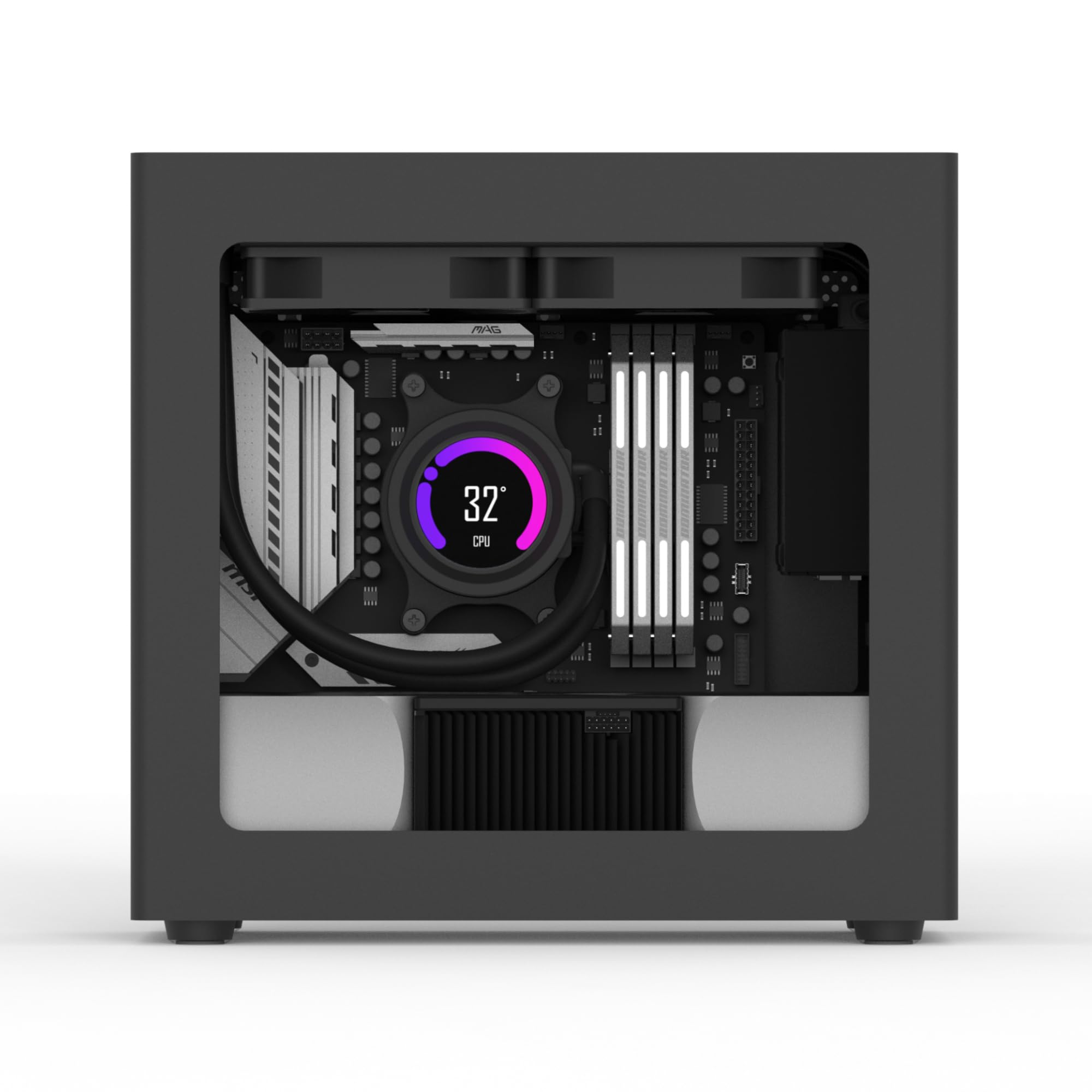 Amazon.co.jp: COOJ Z18サイドガラス、matx Micro-ATX/Mini-ITX