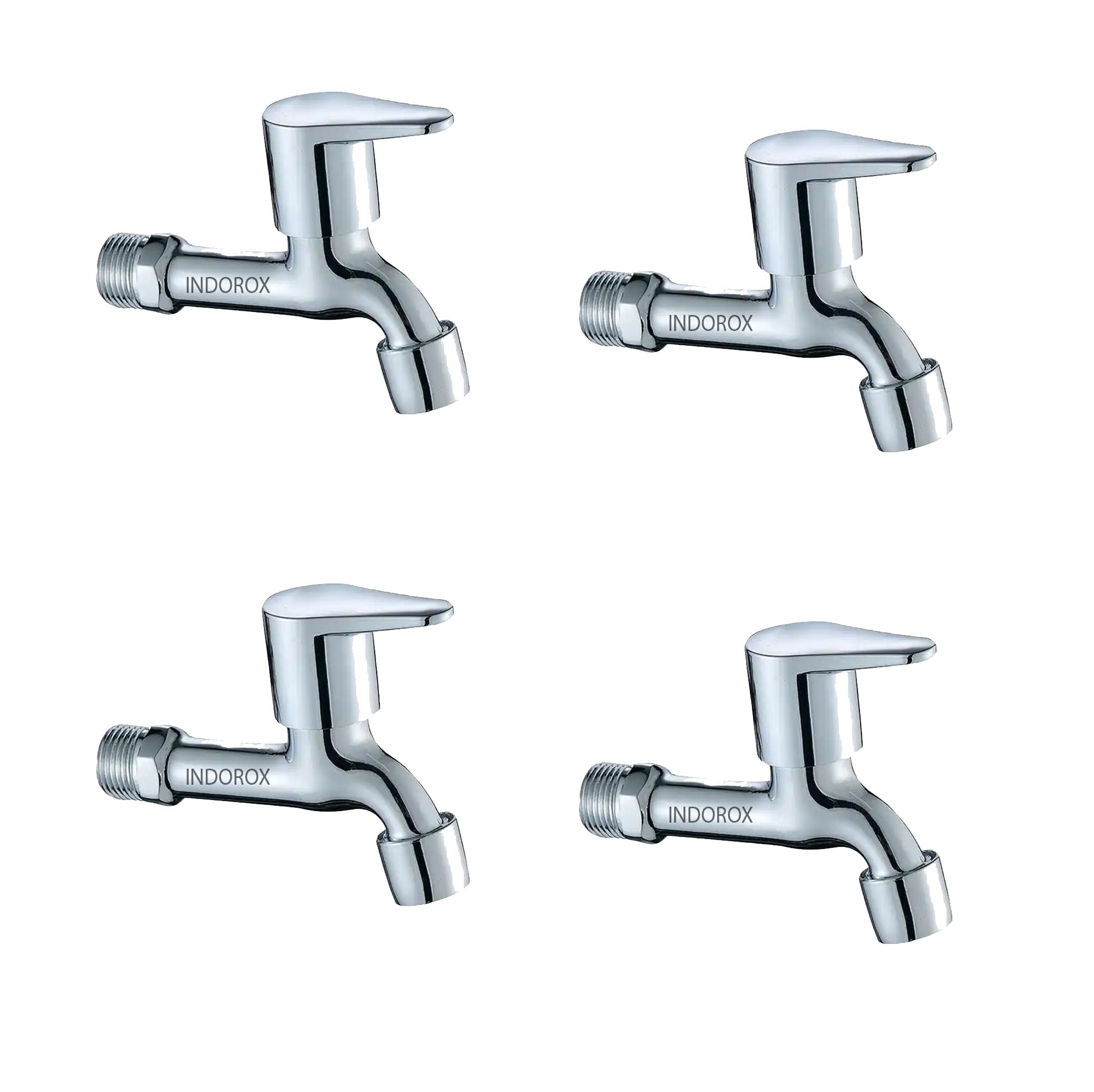 INDOROX Stainless Steel Turbo Bib Cock Tap for Bathroom/Kitchen/washbasin/Sink - Pack of 4 (B0CWPJDMVX) Amazon Price History, Amazon Price Tracker