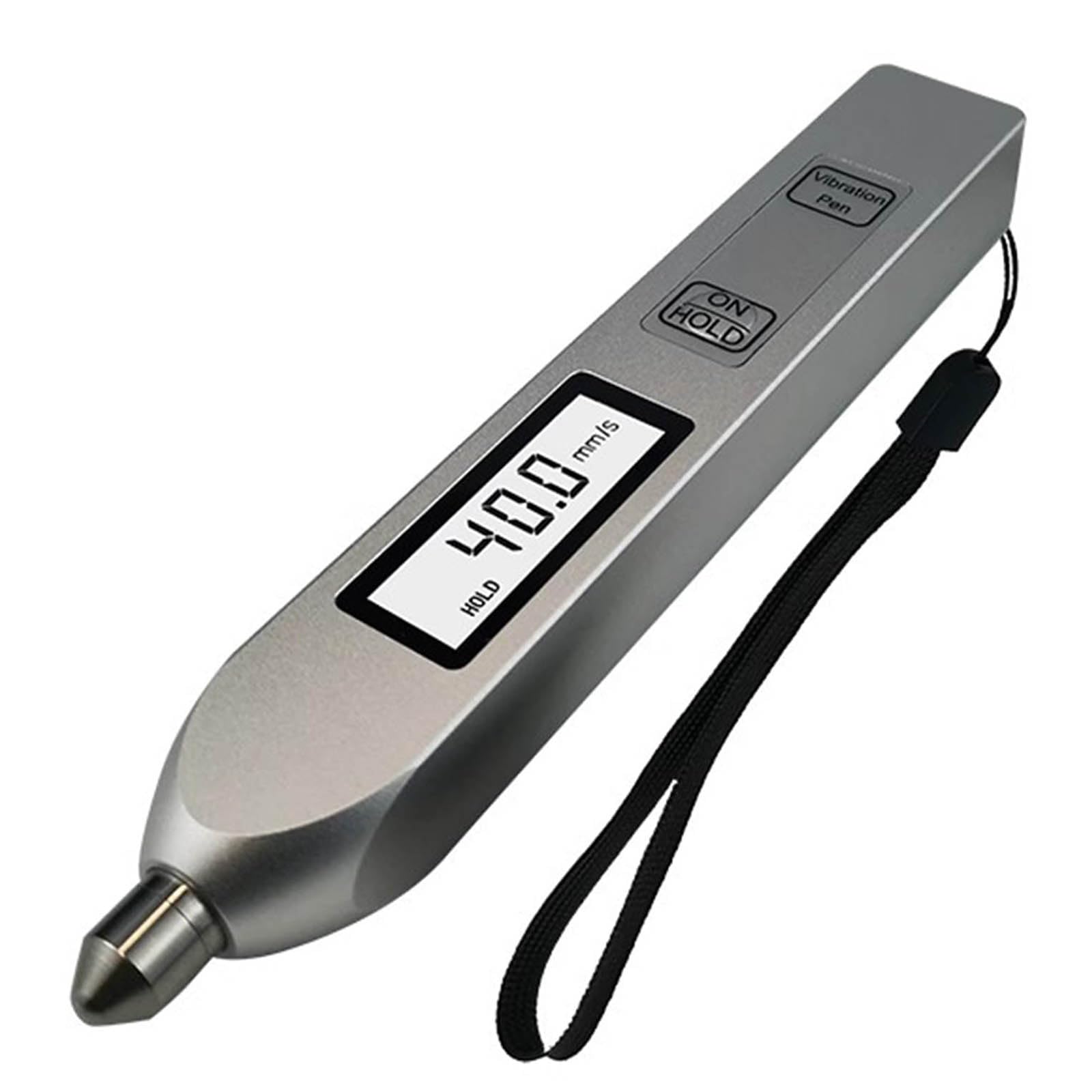 MRKU Vibration Tester,Portable Digital Analyzer Meter with Backlit LCD Screen,High Sensitivity Probe,Measuring Range 0.1-199.9 m/s2 for Mechanical Fault Detection