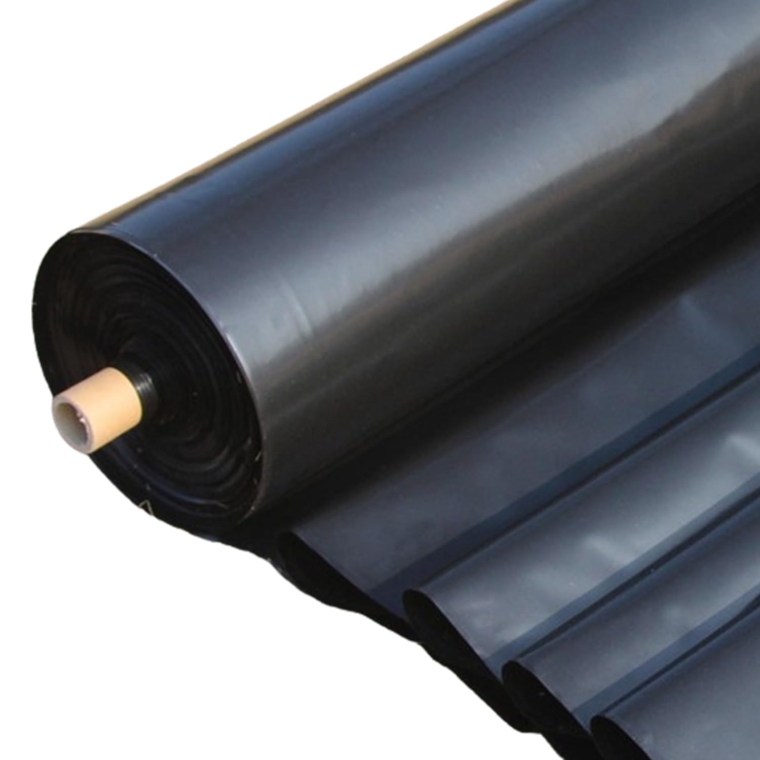 Revestimiento de Estanque Flexible Jardín Impermeable Pond Liner 1×8m 2×9m 5×5m 8×10n 10×10m Lona Estanque Exterior Lámina Estanque para Cascada Estanques de Peces Negro(Tamaño:4x4)