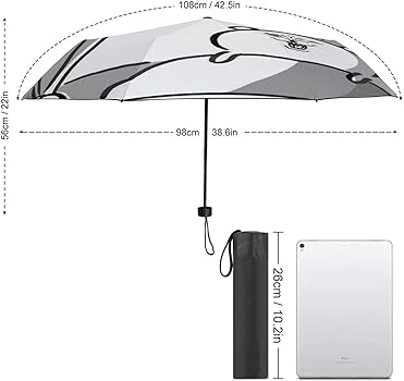 Amazon | 自分ツッコミくま 傘 折りたたみ傘 日傘 晴雨兼用 収納ポーチ