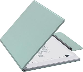 MoKo Case for Remarkable 2 Tablet 10.3" with Pen Holder, Light Green | Ultra Lightweight PU Shell Cover with Auto Wake/Sleep for Ebook 2024