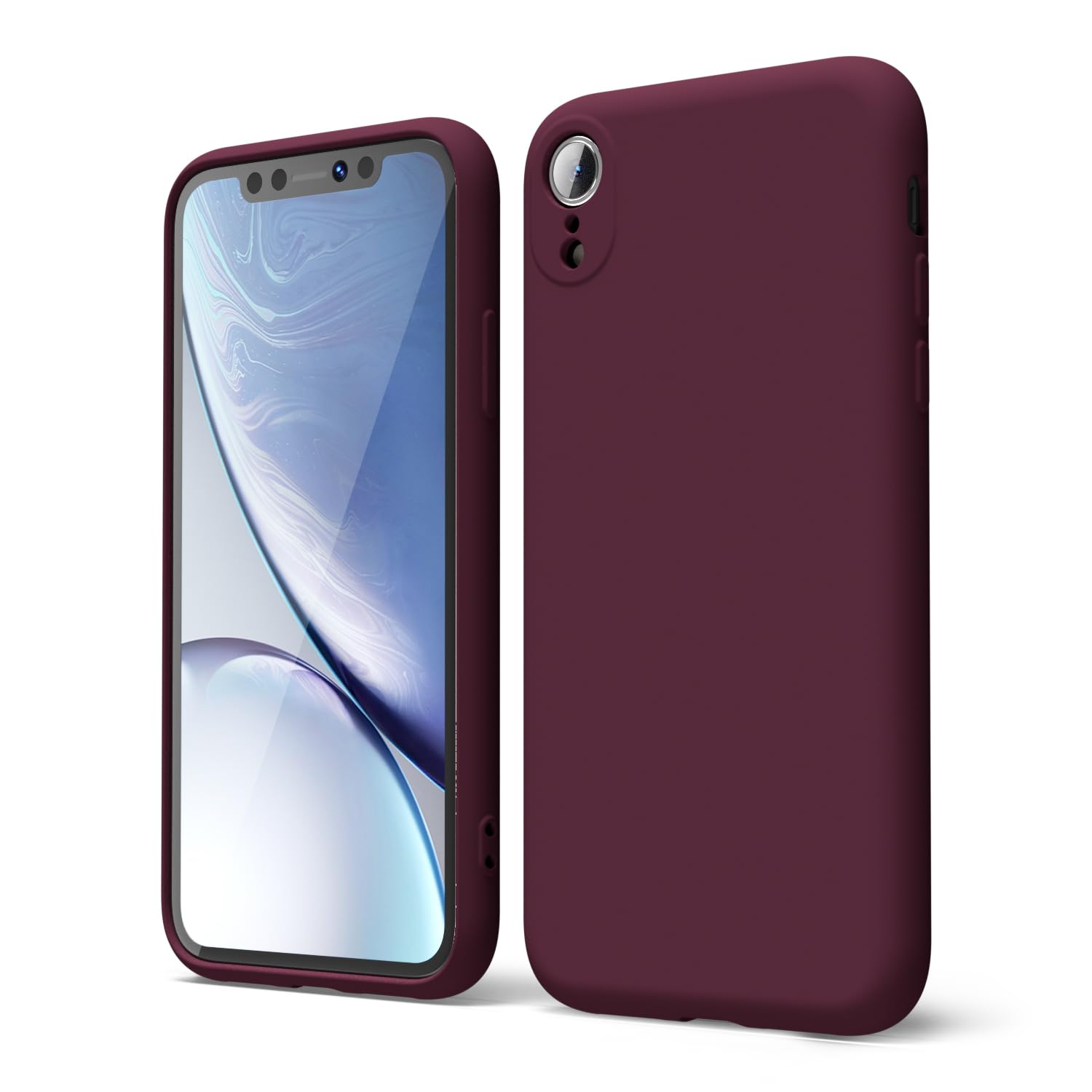 oakxco for iPhone 16 Pro Max Case Liquid Silicone, Soft Rubber Gel Elegant Aesthetic Basic Simple Cover, Cute Thin Slim TPU Matte Solid Color Plain Smooth Case for Women Girl, Light Pink — view 779