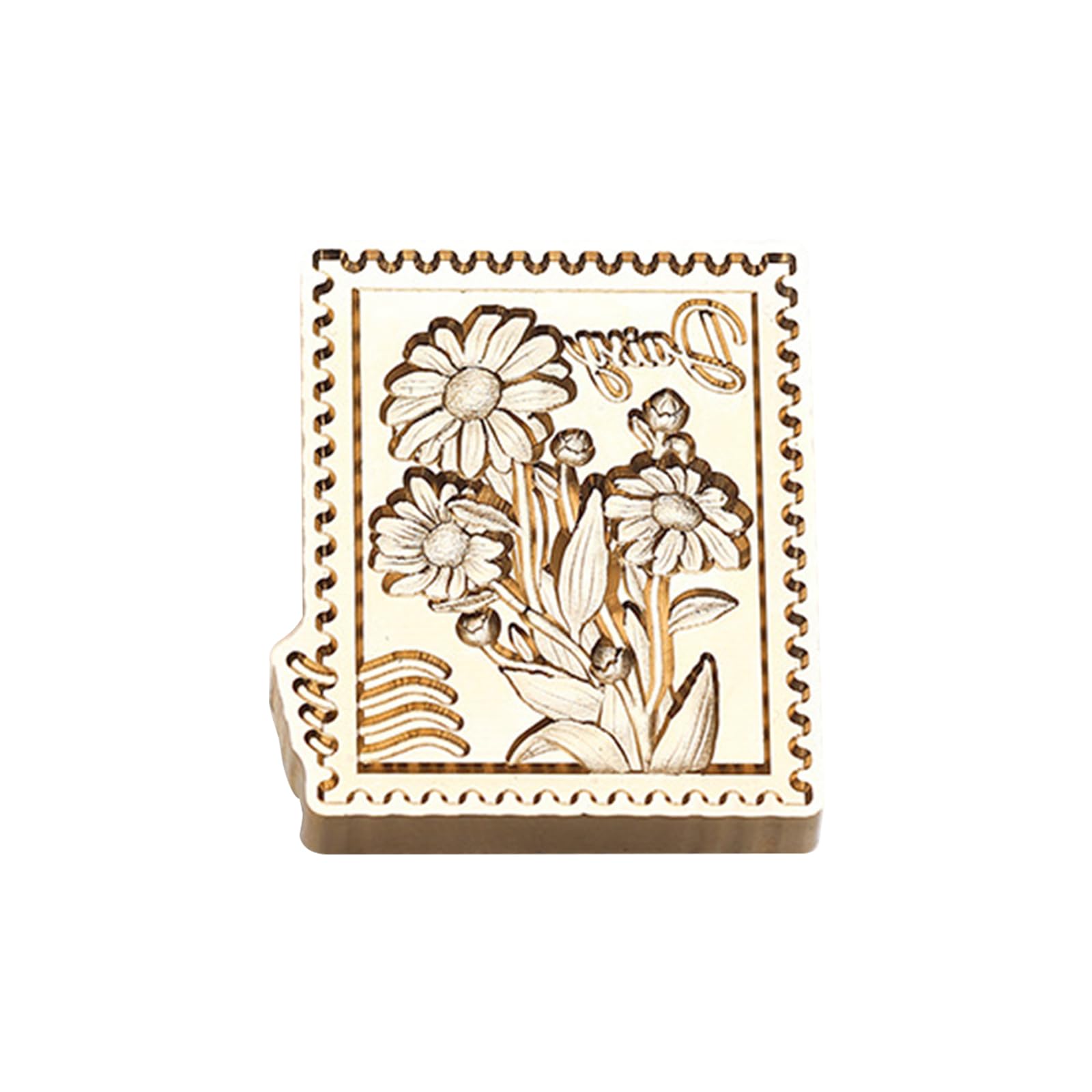 Jazuaiao Cards Wax Stamp Head Replacements Envelope Sealing Greeting Card Emboss Sealing Wax Stamp Head Brass Brass Seal Stamps Seal Vintage Only