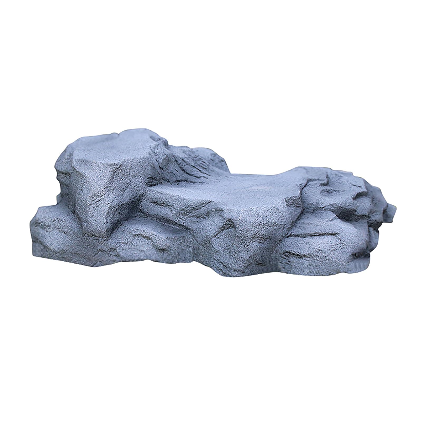 Extra Large Artificial Rock Well Pump Cover, Outdoor Landscaping with Fiberglass Simulation Landscape Fake Boulder(100x94x31cm/39x37x12in)