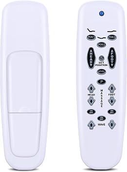 Replacement Remote Control for Flex Fit Plus/Sealy Adjustable Beds/Leggett & Platt E95/Tempurpedic Lifestyles S-Cape E95 Leggett and Platt Basis C3 Adjustable Bed-White