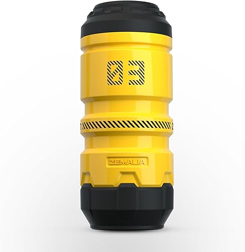 Miniatura 1 de Male Masturbator Sex Toy Cup - ZEMALIA Mens Pleasure Stroker Sleeve with 3D Textured Soft Silicone Portable Pocket Toy for Massage - Adult Sensory