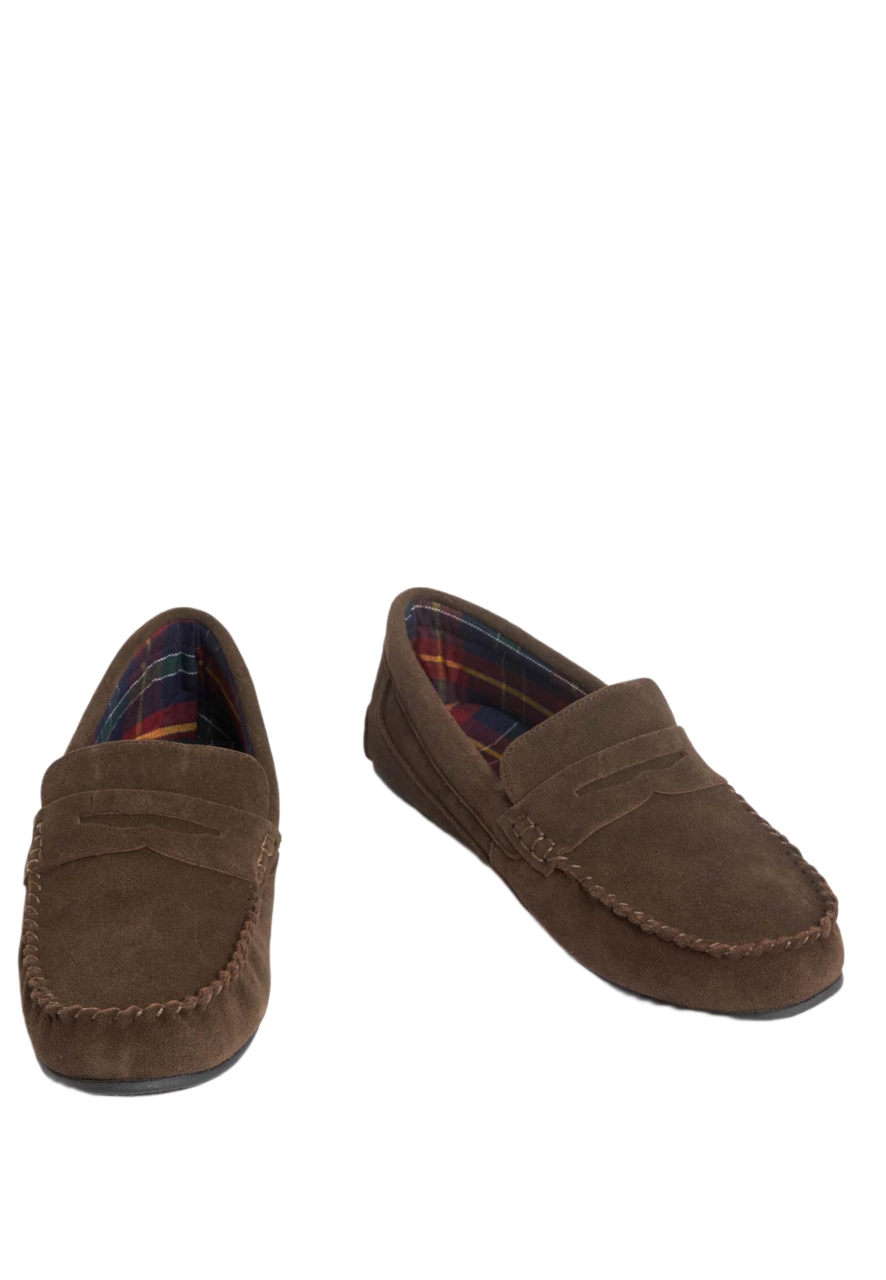 Marks & Spencer Herren Wildleder Freshfeet™ Hausschuhe – Regular Fit | Ohne Absatz, Leicht