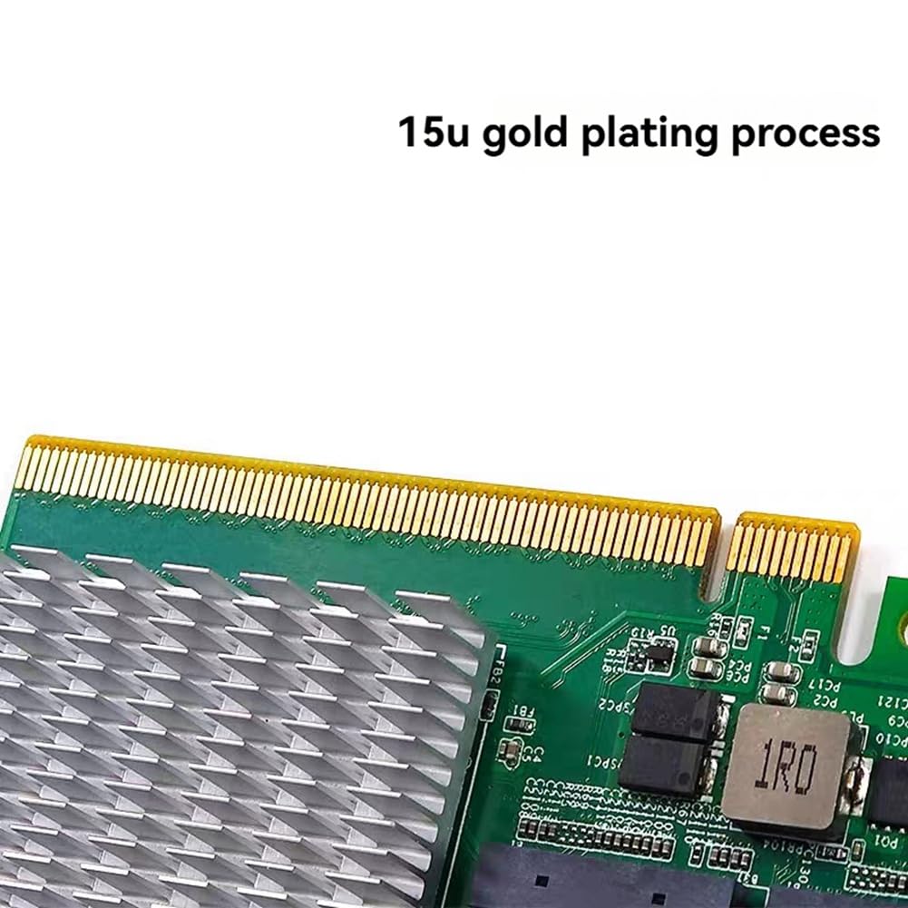 M. 2 NVME SSD U. 2 Karta Rozszerzająca PCIE 3.0 X16 PLX8749 Zintegrowana Karta Graficzna Zintegrowana Karta Graficzna