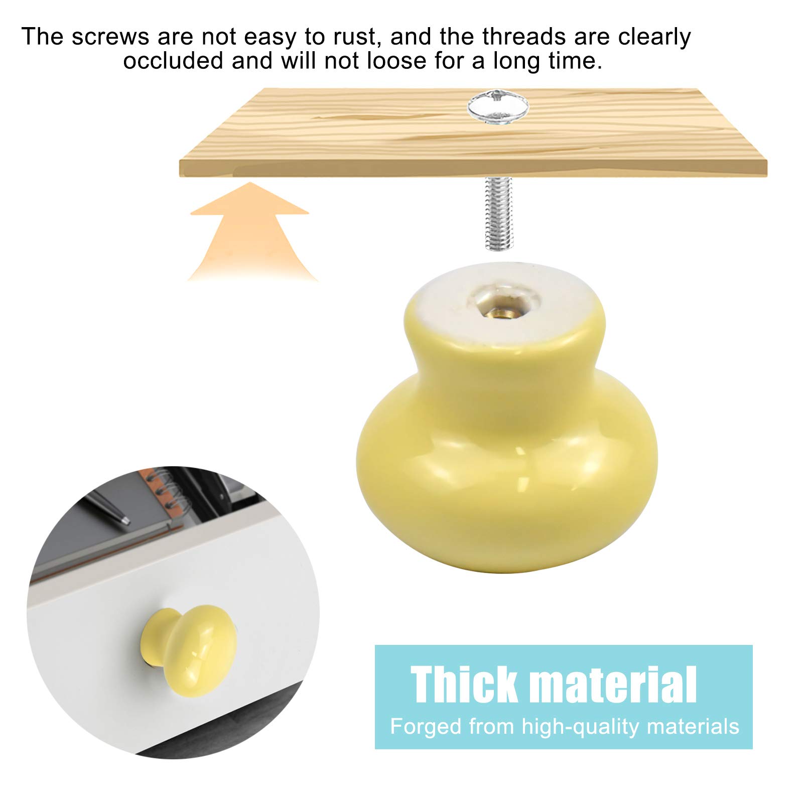 Maniglia Per Cassettiera E Guardaroba In Ceramica Rosa Con Design A Orologio Fatto A Mano (venduta In Set) - Italia