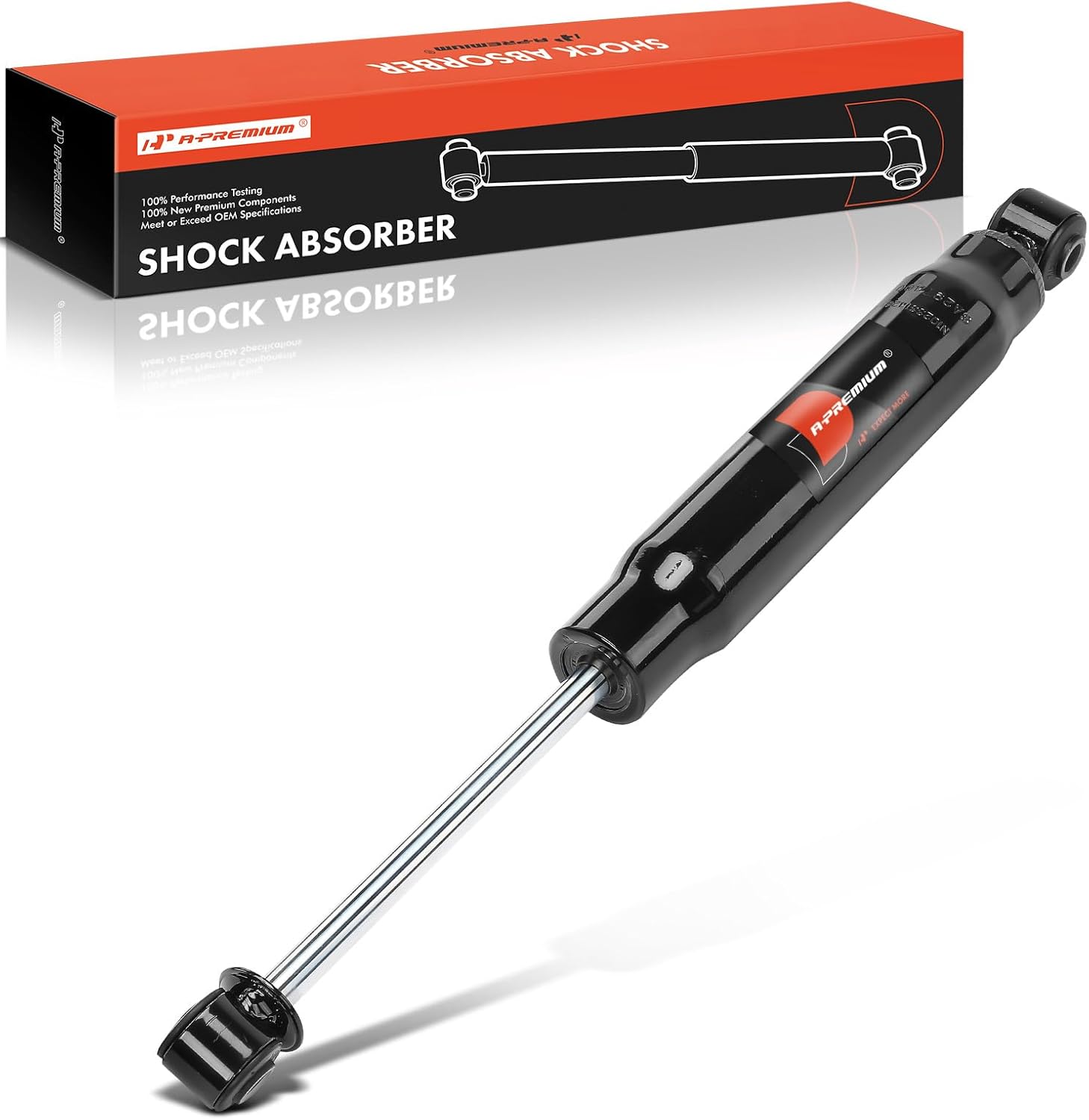 A-Premium Front Steering Damper Compatible with Jeep Wrangler 2018-2023, Gladiator 2020-2023