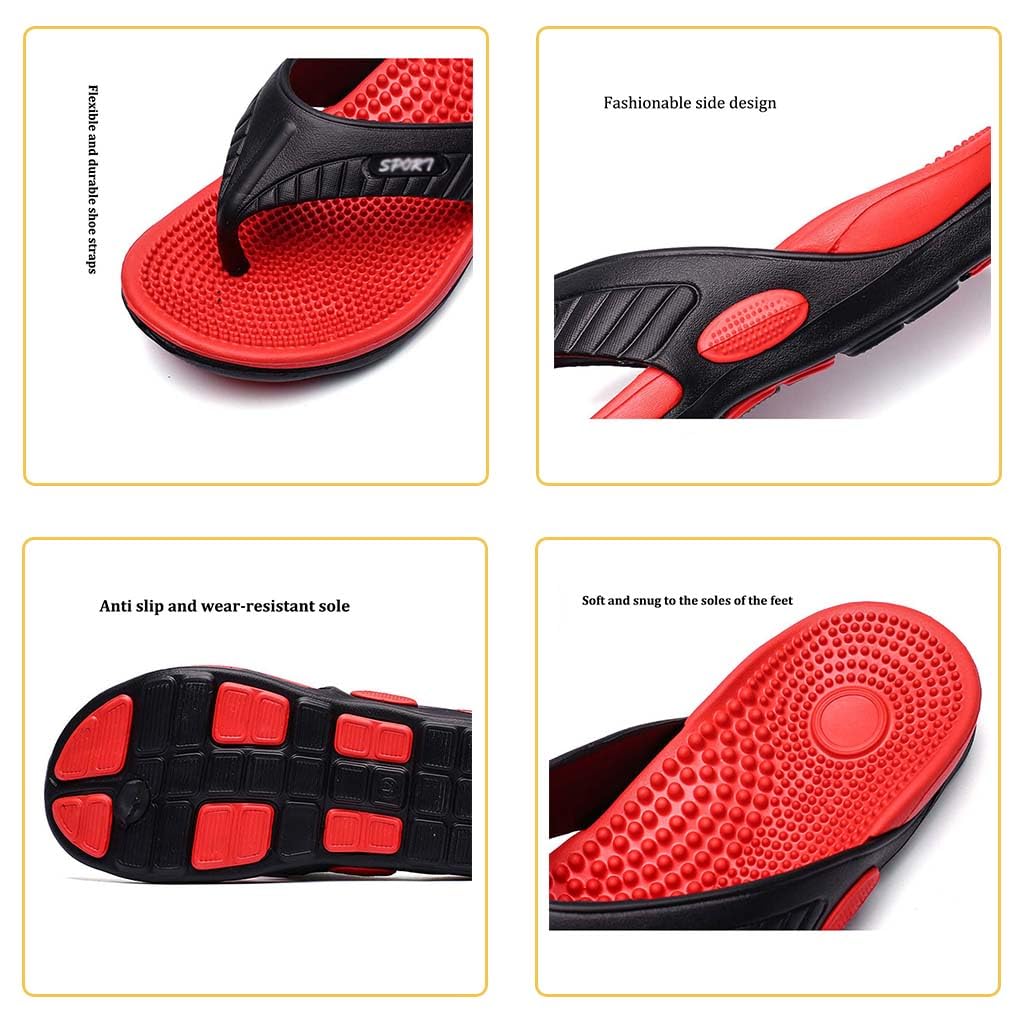 Acupressure Massage Slippers Reflexology Therapy Shoes Plantar Fasciitis Slippers Massager For - View #5