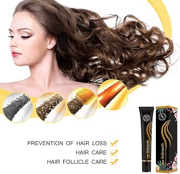 Organic Hair Serum Roller, Herbal Rolling Ball Massage Reactive Serum, Growth for Natural Hair, Stronger, Thicker Receding Hairline & Pattern Baldness (3pc)