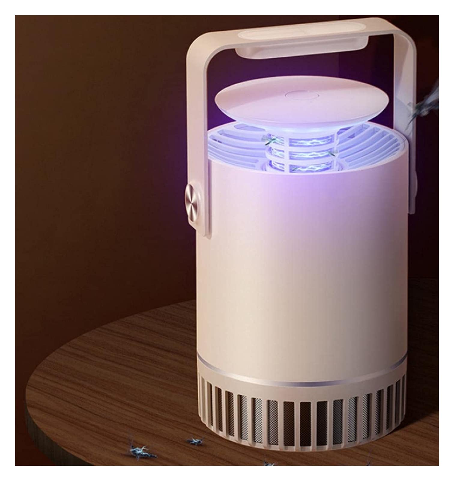 Artefatto repellente per zanzare portatile Lampada repellente per zanzare per interni Lampada repellente per zanzare silenziosa e sicura Lampada elettronica per assassino di zanzare muto Repellente pe