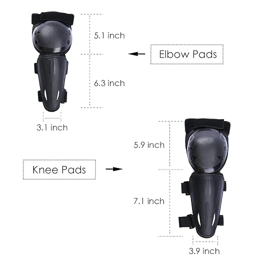Protector Motocross Kids 4 Piezas Negro miniatura 3