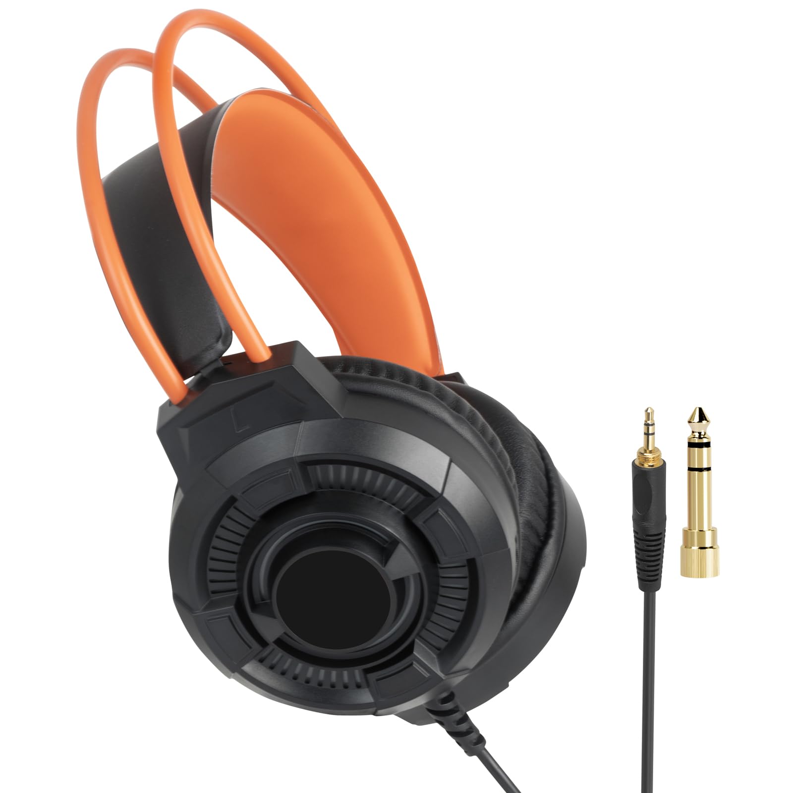 SATONE Cuffie per monitor da studio, con cancellazione del rumore, registrazione audio per cuffie, monitor audio, jack audio da 3,5/6,35 mm per mixare amplificatori per chitarra DJ, tastiera podcast